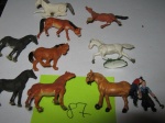 9 x Pferde mit Schmied