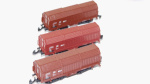3 x Teleskophaubenwagen
