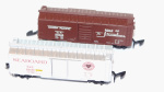 2 x US Wagen, Seaboard und Union Pacific