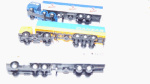 3 x Lkws, Sattelauflieger