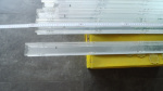5 x Plexiglasvitrinen, 100cm x ca, 5 cm 