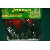 JORDAN; 43, 23 grüne Tannen, 4-12cm