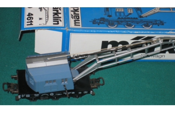 Märklin, Kranwagen blau