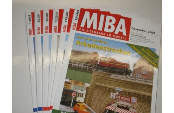 MIBA, 6 Hefte aus dem Jahr 2004