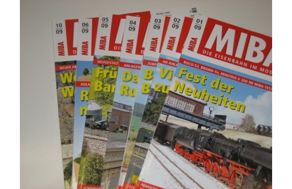 MIBA, 7 Hefte aus dem Jahr 2009