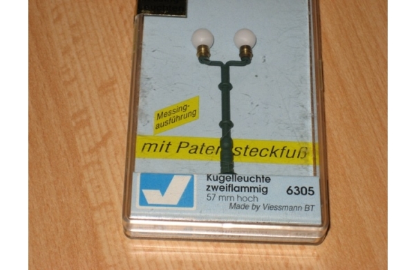 Kugelleuchte, zweiflammig