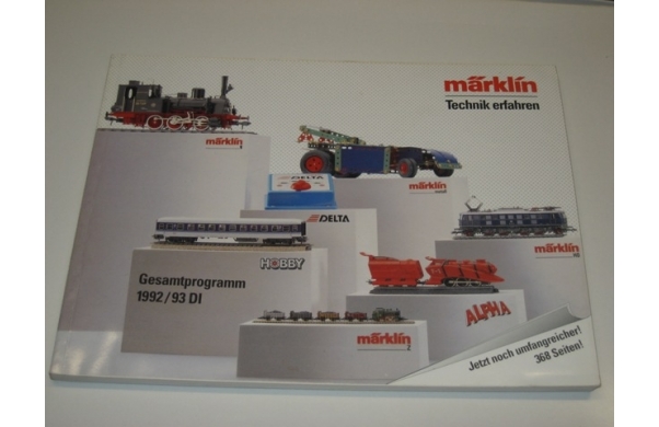 Märklin, Katalog 1992