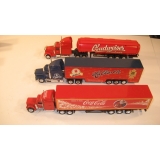 3 x Trucks, u.a. Coca-Cola