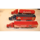 3 x Trucks, u.a. Coca-Cola