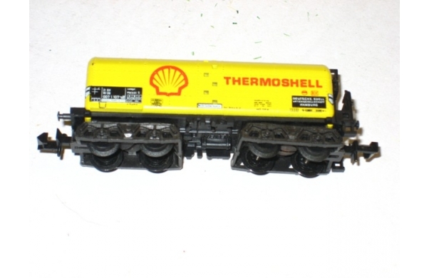 Vierachsiger Kesselwagen Shell