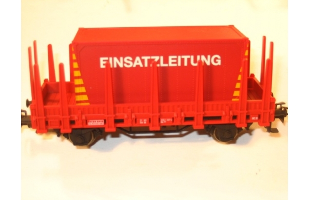 Märklin, Rungenwagen mit Feuerwehrcontainer