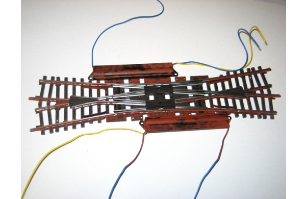 Märklin, schlanke Weiche, elektrisch