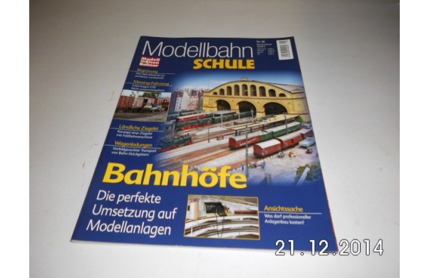 Modellbahn Schule, Bahnhöfe