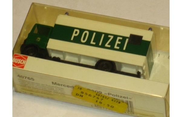 Busch, Pferdetransporter Polizei