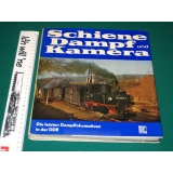 Schiene Dampf und Kamera