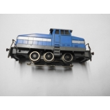 Märklin, kleine blaue Diesellok, analog