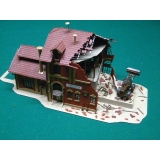Abbruchhaus mit Radlader