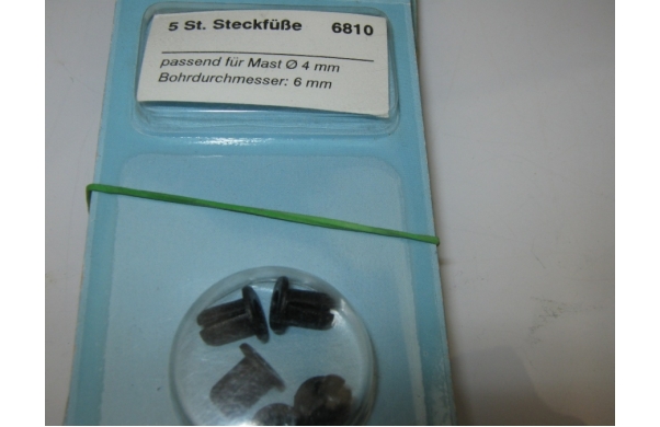 5 x Steckfüß 4/6mm