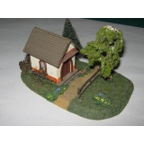 kleines Diorama mit Kapelle
