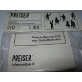 Preiser Arbeiter 18 Miniaturfiguren