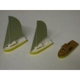 3 kleine Modellboote