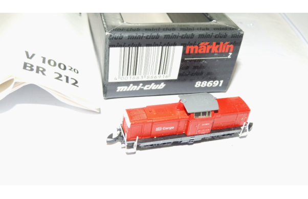 Diesellok, 212, Cargo, rot
