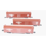 3 x US Boxcar, Silver Meteor