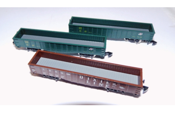 3 x US Hochboardwagen