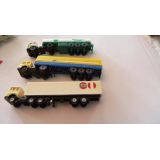 2 x Sattellkw, 1 x Kesselwagen BP